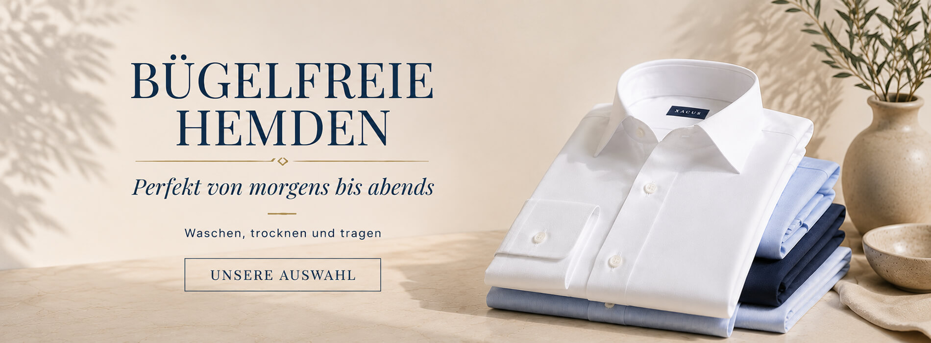Bügelfreie Hemden
