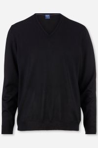 Men's Knitwear Olymp v neck Classic Plain 100% wool
