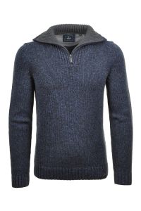 Pulls Homme Ragman zip Classic  100 % coton d'hiver