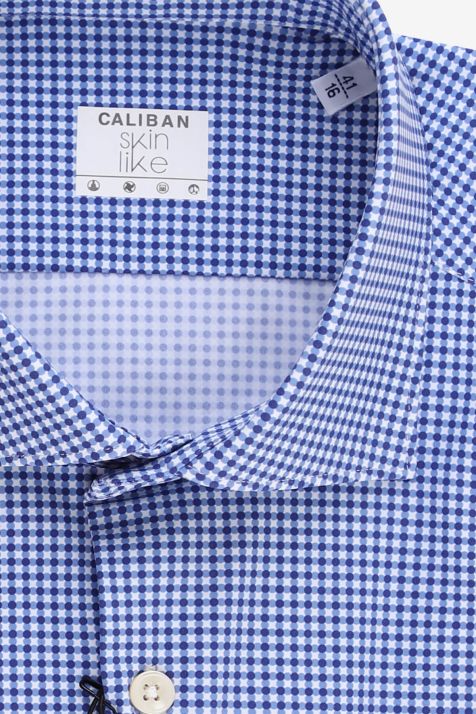 Camisa Hombre Caliban Regular Diseño  73% poliamida 27% elastano cuello Francés Manga larga