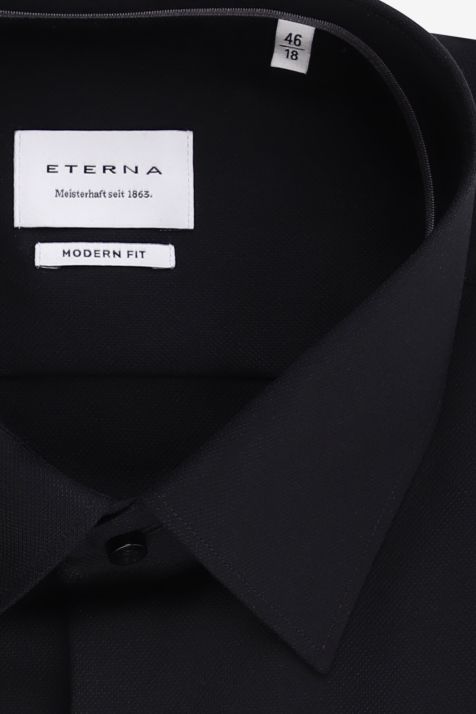 Chemise Homme Eterna Classic Sans Repassage Uni 100% coton col Classique Manche longue