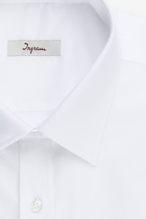 Camisa Hombre Ingram Classic Diseño  100% algodón cuello Italiano Manga larga