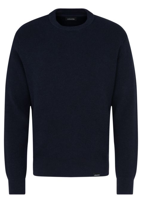 Strickwaren Herren Seidensticker Rundhalsausschnitt Classic Einfarbig 100 % Winterbaumwolle