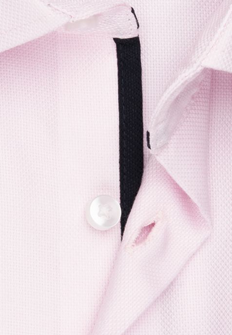 Men's Shirt Seidensticker Regular Not Iron Plain collar Italian Long sleeve