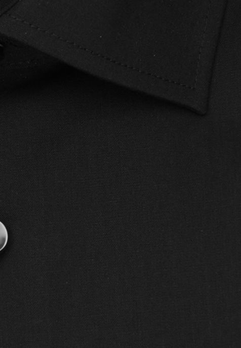 Men's Shirt Seidensticker Classic Not Iron Plain 100% cotton collar Italian Long sleeve