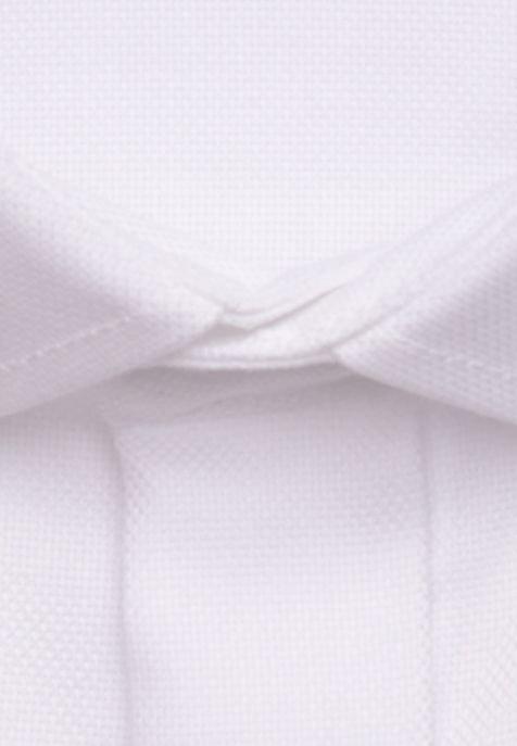 Men's Shirt Seidensticker Slim Not Iron Plain collar Italian Long sleeve