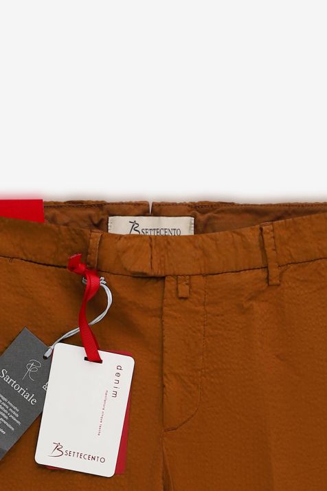 Pantalon Homme B-Settecento Chino Slim Uni 97% coton 3% elastan