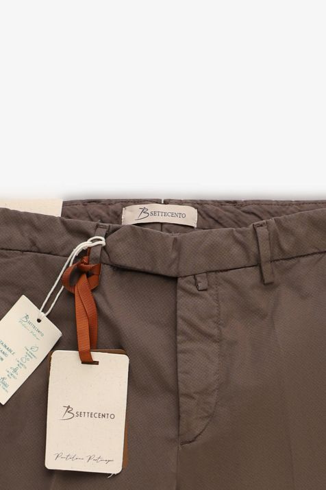 Hose Herren B-Settecento Chinos Slim Einfarbig 97% Baumwolle 3% elastan