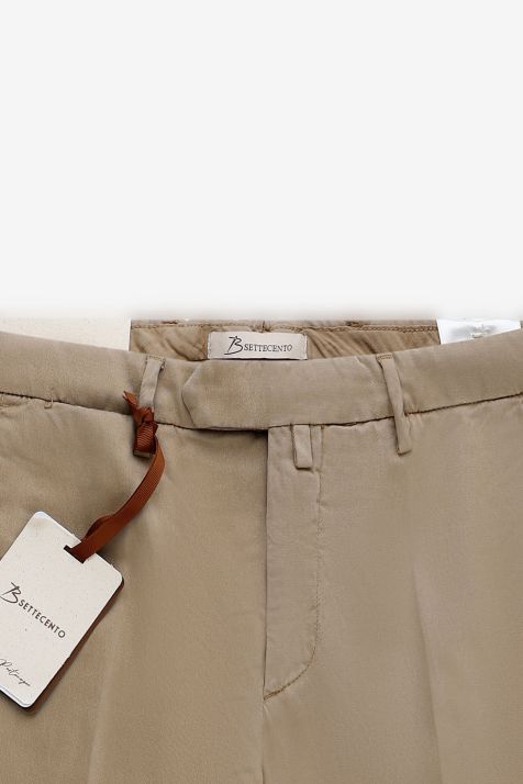 Hose Herren B-Settecento Chinos Slim Einfarbig 100% Baumwolle