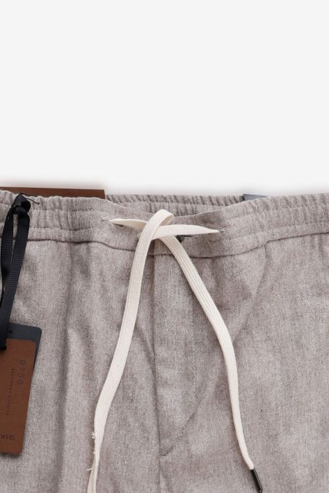 Pantalon Homme B-Settecento Chino Slim Uni 78% Laine Vierge, 12% Polyamide, 10% Cachemire
