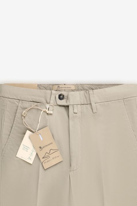 Pantalon Hombre B-Settecento Chino Slim Lisa 97% algodón 3% elastan