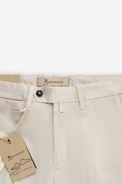 Hose Herren B-Settecento Chinos Slim Einfarbig 97% Baumwolle 3% elastan