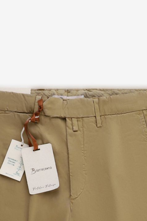 Pantalon Hombre B-Settecento Chino Slim Lisa 97% algodón 3% elastan