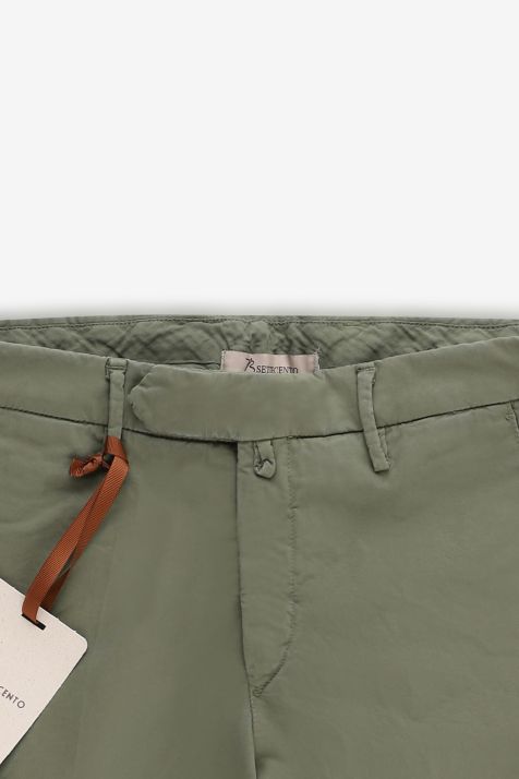 Hose Herren B-Settecento Bermuda Slim Einfarbig 97% Baumwolle 3% elastan