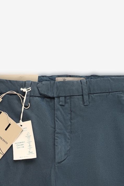 Hose Herren B-Settecento Chinos Slim Halb Unifarben 98 % Baumwolle, 2 % E-Leder