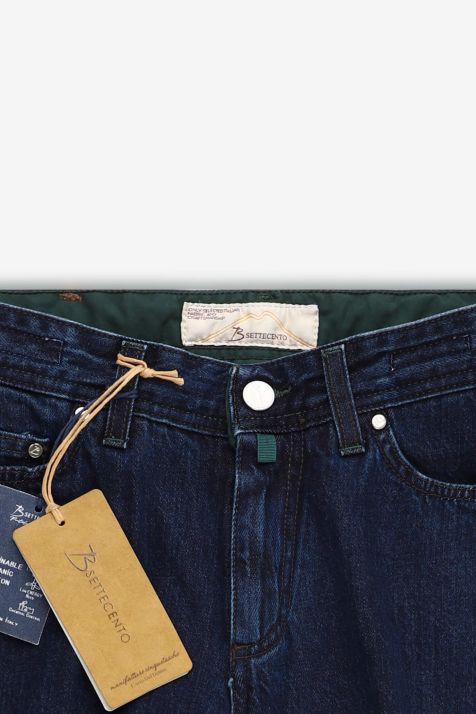 Pantalon Homme B-Settecento 5 Pocket Regular Uni 99 % coton, 1 % élasthanne
