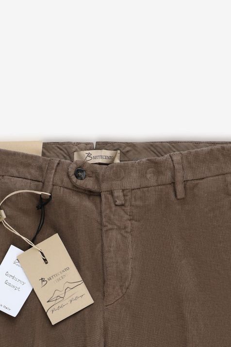 Pantalon Homme B-Settecento Chino Slim Uni 98% coton 2% élasthanne