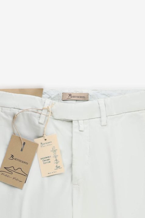 Men's Trouser B-Settecento Chino Slim Plain 98% cotton 2% ea