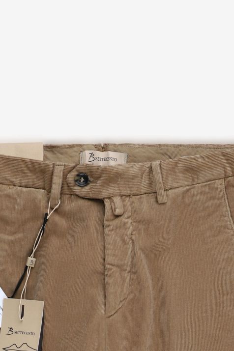 Pantalon Hombre B-Settecento Chino Slim Lisa 97% algodón 3% elastan