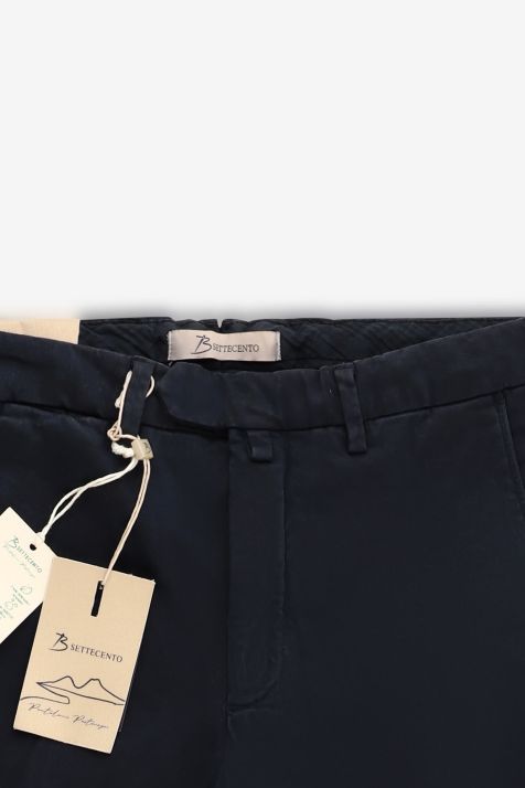 Hose Herren B-Settecento Chinos Slim Einfarbig 97% Baumwolle 3% elastan