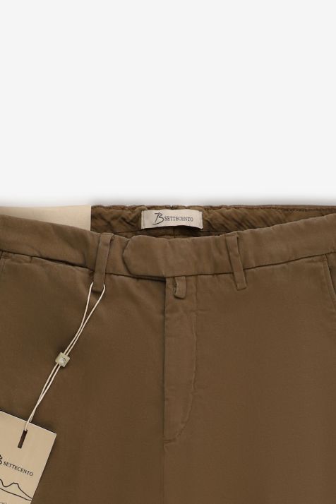 Pantalon Hombre B-Settecento Chino Slim Lisa 97% algodón 3% elastan