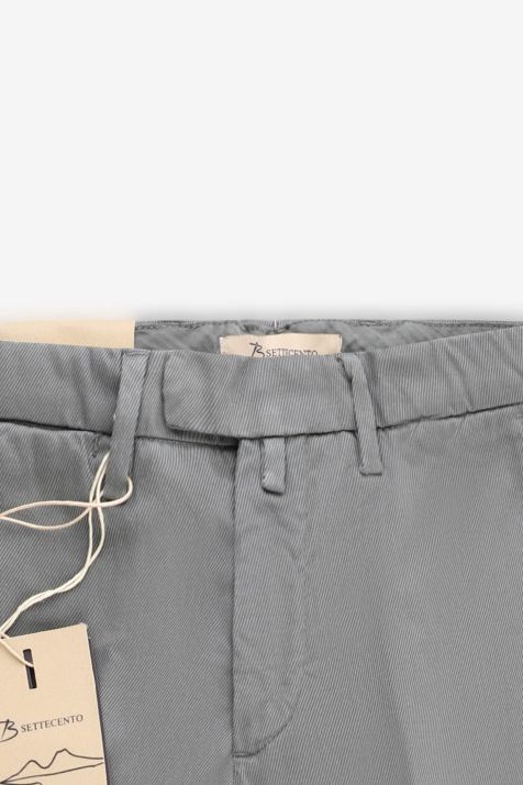 Men's Trouser B-Settecento Chino Slim Plain 72% cotton 3% elastan 25% pa