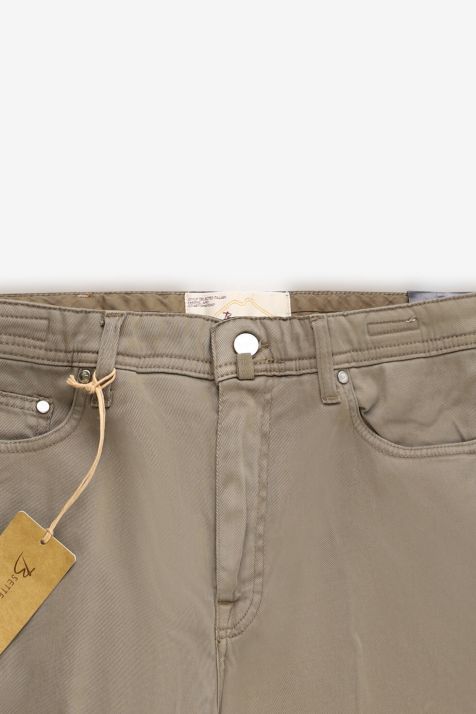 Men's Trouser B-Settecento 5 Pocket Regular Plain 50% lycra 44% cotton 4% cashemere 2% ea