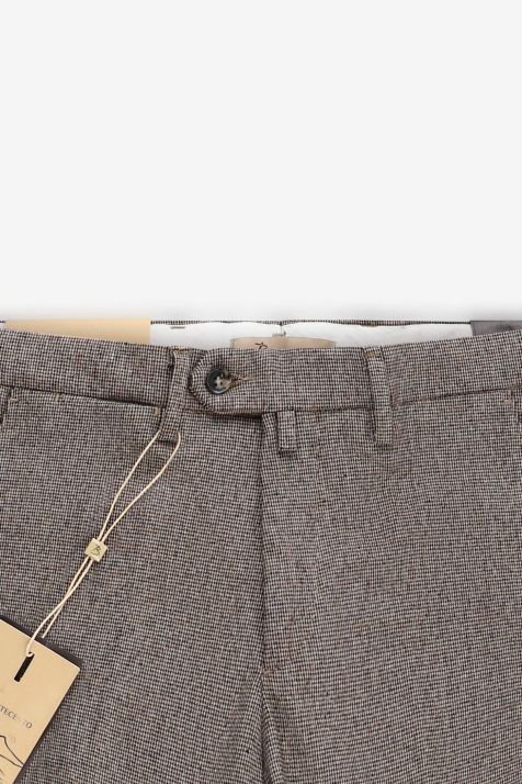 Men's Trouser B-Settecento Chino Slim Semi-plain 62% virgin wool 24% polyamide 9% acrylique 4% cashmere 1% ea