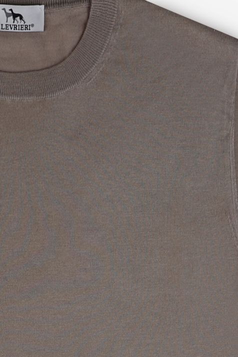 Jerseys Hombre I Levrieri cuello alto Regular Lisa  85% Algodón, 15% Cachemir