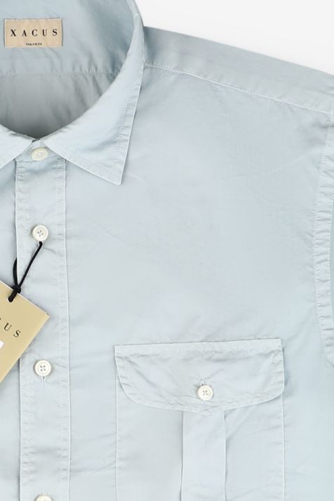 Chemise Homme Xacus Regular Uni 100% coton col Classique Manche longue