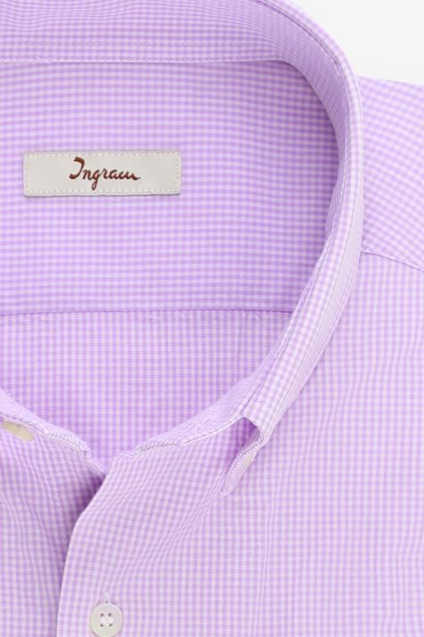 Hemd Herren Ingram Regular Karo 100% Baumwolle kragen Button-Down Lange Ärmel