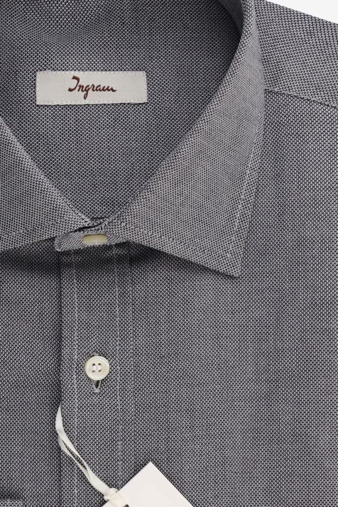 Camisa Hombre Ingram Classic Diseño  100% algodón cuello Francés Manga larga