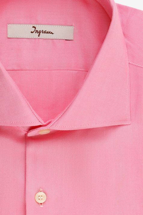 Men's Shirt Ingram Slim Plain 100% cotton collar French Long sleeve