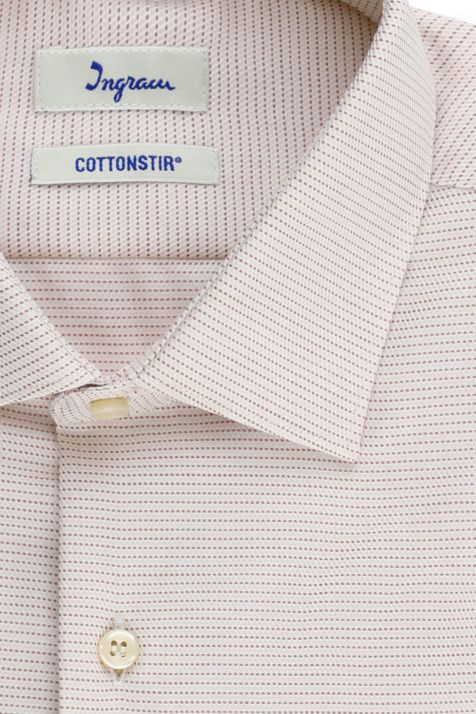 Men's Shirt Ingram Slim Not Iron Semi-plain 100% cotton collar French Long sleeve