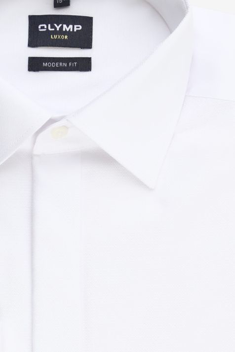 Camisa Hombre Olymp Classic No Plancha Diseño  100% algodón cuello Italiano Manga larga
