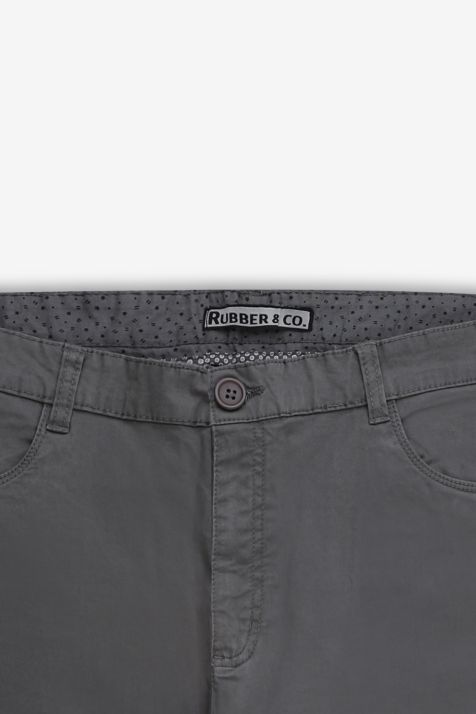 Men's Trouser Rubber Classic Regular Plain 98% cotton 2% ea