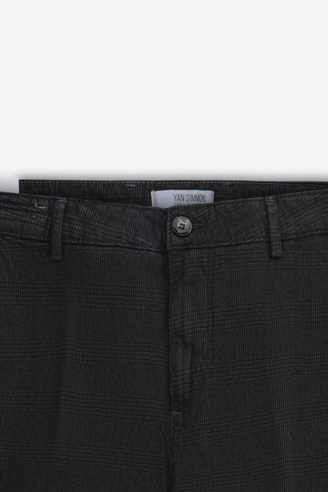 Hose Herren Yan Simmon Chinos Slim Karo 98 % Baumwolle, 2 % Elastan