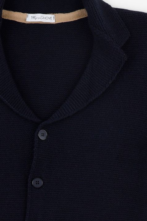 Men's Knitwear Trepuntonove Jacket Slim Plain  100% Acrylic