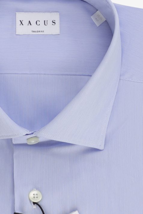 Chemise Homme Xacus Regular Uni . col Italien Manche longue