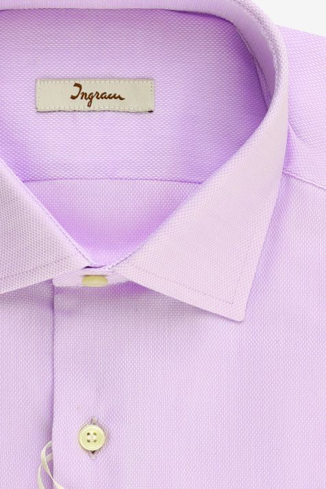 Men's Shirt Ingram Regular Plain 100% cotton collar French Long sleeve