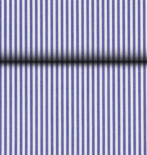 Camicia Su Misura Thomas Mason 1796 stripe colour  100% cotton twill twisted