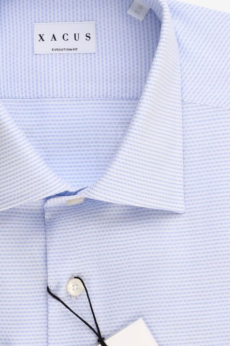 Camisa Hombre Xacus Classic Diseño  100% algodón cuello Francés Manga larga