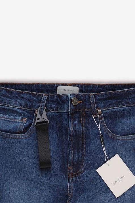 Pantalon Homme Yan Simmon 5 Pocket Slim Uni 99 % coton, 1 % élasthanne