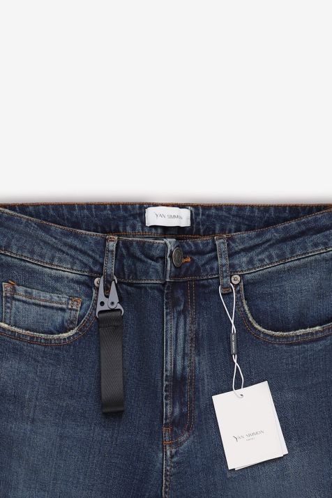 Pantalon Homme Yan Simmon 5 Pocket Slim Uni 99 % coton, 1 % élasthanne