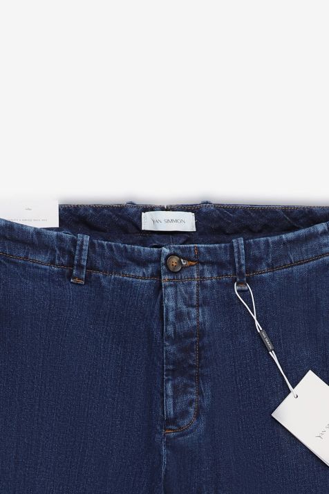 Pantalon Homme Yan Simmon Chino Slim Uni 99 % coton, 1 % élasthanne