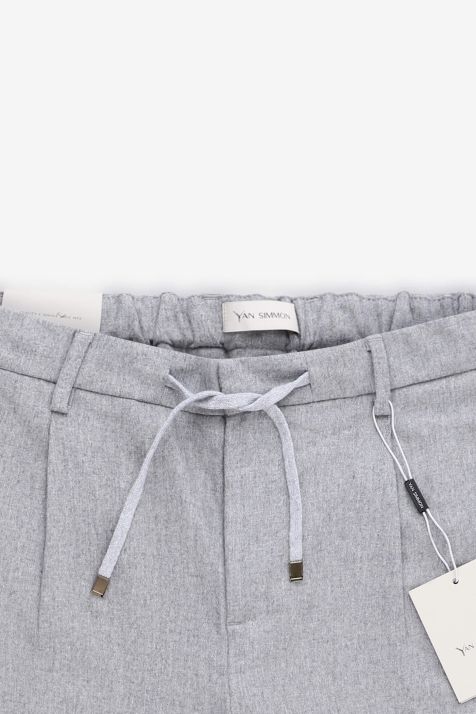 Men's Trouser Yan Simmon Chino Regular Plain 65% wool 29% polyamide 5% silk 1% ea