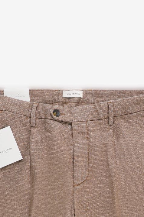 Men's Trouser Yan Simmon Chino Slim Semi-plain 67% cotton 32% polyamide 1% ea