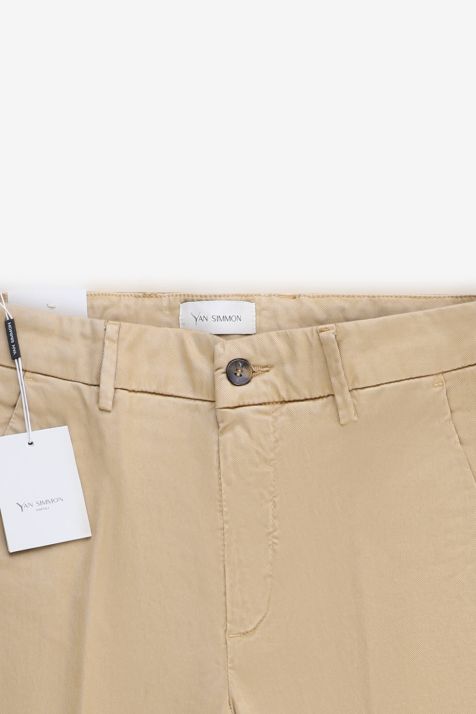 Pantalon Hombre Yan Simmon Chino Slim Lisa  50% Algodón, 44% Lyocell, 4% Seda, 2% Elastano