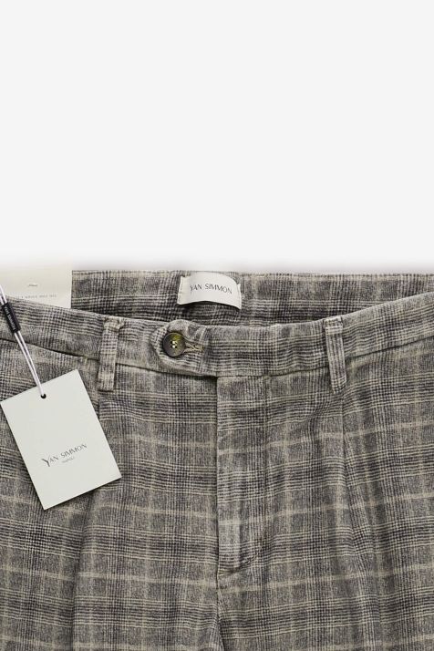 Hose Herren Yan Simmon Chinos Slim Karo 99 % Baumwolle, 1 % Elastan
