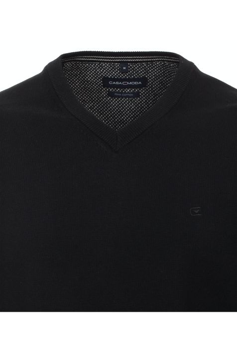 Strickwaren Herren Casamoda V-Ausschnitt Classic Einfarbig 100 % Winterbaumwolle